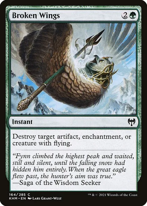 Broken Wings, card 164 from Kaldheim
