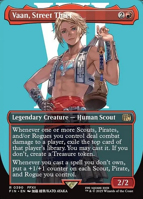 Vaan, Street Thief, carte 390 de Final Fantasy