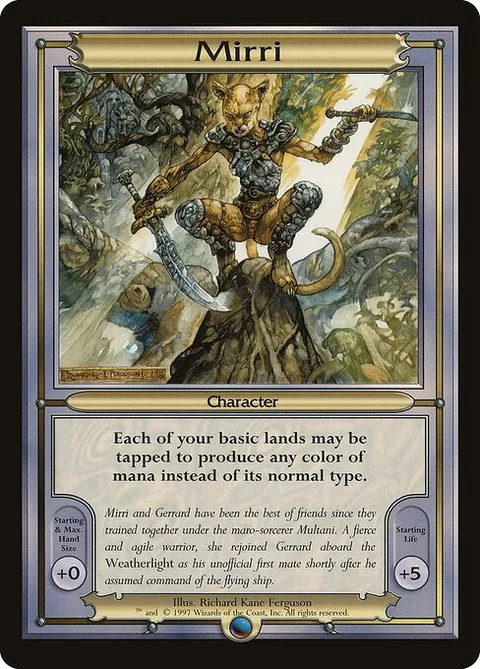 Mirri, card 105 from Vanguard Series