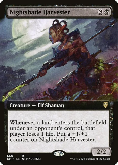 Nightshade Harvester, card 650 from Commander Legends