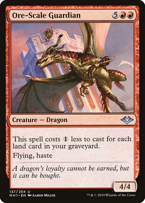 Ore-Scale Guardian, card 137 from Modern Horizons