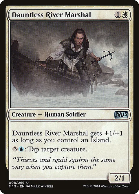 Dauntless River Marshal, card 8 from Magic 2015