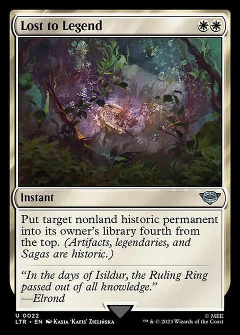 Lost to Legend, carte 22 de The Lord of the Rings: Tales of Middle-earth