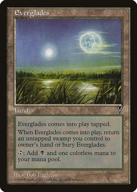 Everglades, carte 162 de Visions