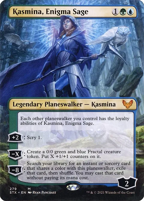 Kasmina, Enigma Sage, carte 279 de Strixhaven: School of Mages