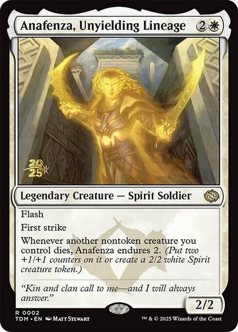 Anafenza, Unyielding Lineage, card 2s from Tarkir: Dragonstorm Promos