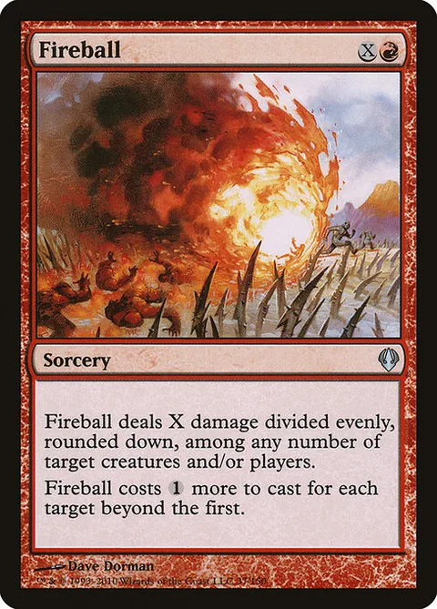Fireball, card 37 from Archenemy