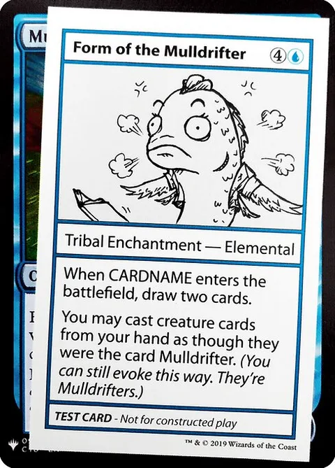 Form of the Mulldrifter, carte 22 de Mystery Booster Playtest Cards 2019