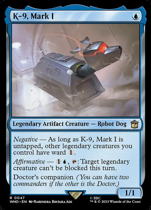 K-9, Mark I, carte 47 de Doctor Who
