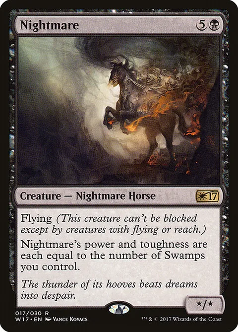 Nightmare, card 17 from Welcome Deck 2017