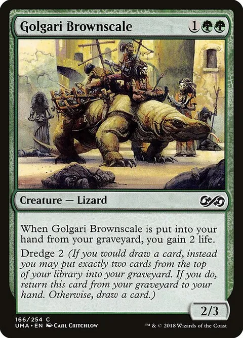 Golgari Brownscale, card 166 from Ultimate Masters