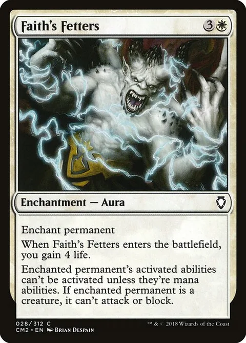 Faith's Fetters, card 28 from Commander Anthology Volume II