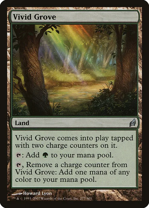 Vivid Grove, card 277 from Lorwyn