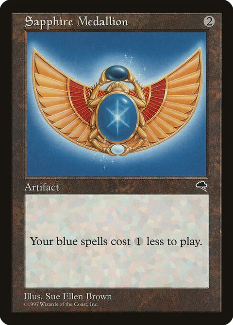 Sapphire Medallion, card 306 from Tempest