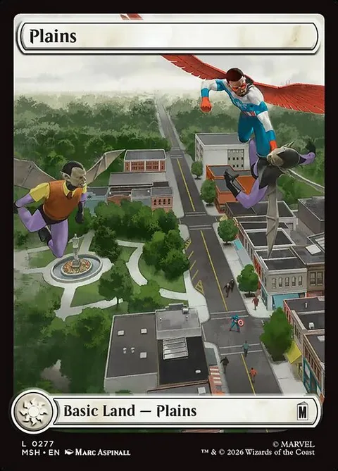 Plains, card 277 from Marvel Super Heroes