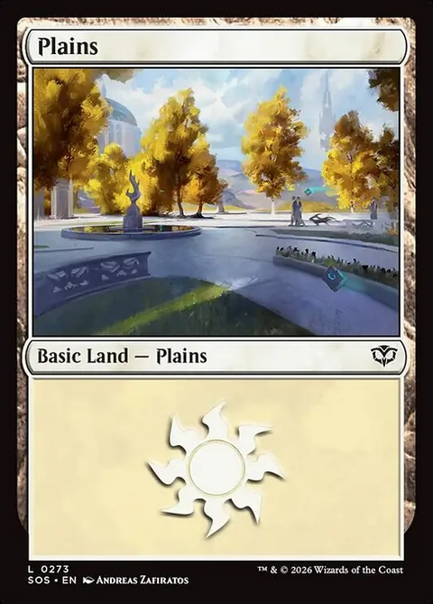 Plains, carte 273 de Secrets of Strixhaven