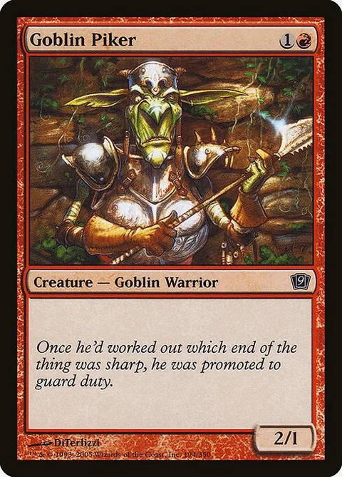 Goblin Piker, carte 194★ de Ninth Edition