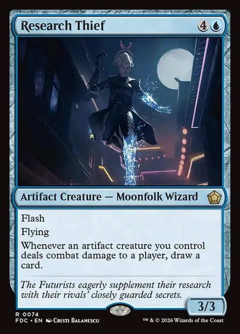 Research Thief, carte 74 de Foundations Commander