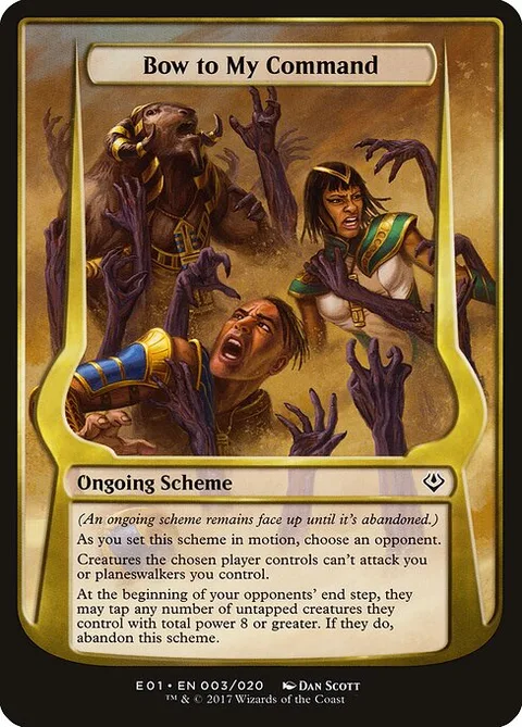 Bow to My Command, card 3★ from Archenemy: Nicol Bolas Schemes
