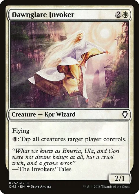 Dawnglare Invoker, card 25 from Commander Anthology Volume II
