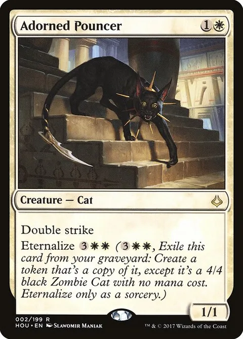 Adorned Pouncer, card 2 from Hour of Devastation