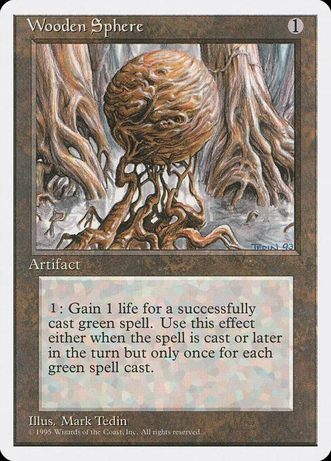 Wooden Sphere, carte 359 de Fourth Edition
