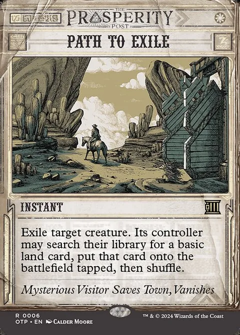 Path to Exile, card 6 from Breaking News