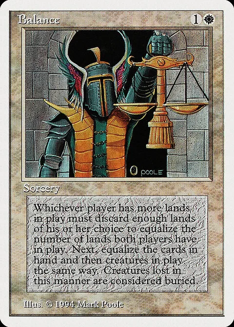 Balance, carte 3 de Summer Magic / Edgar