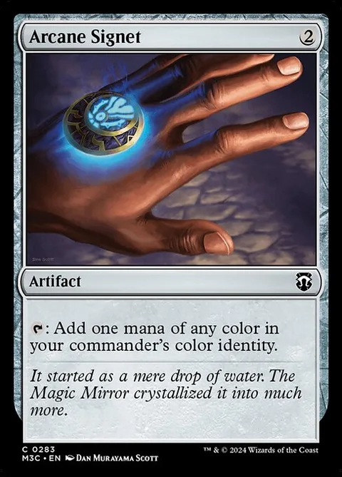 Arcane Signet, card 283 from Modern Horizons 3 Commander