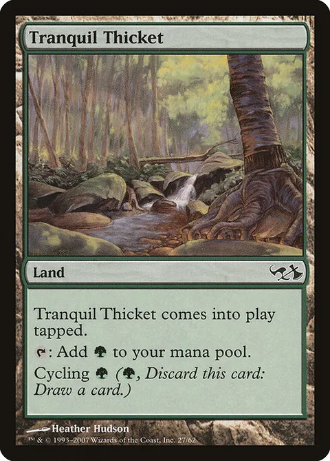 Tranquil Thicket, carte 27 de Duel Decks: Elves vs. Goblins