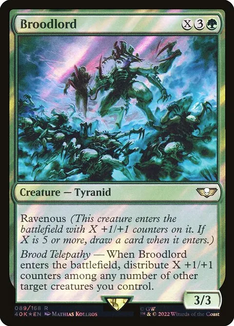 Broodlord, carte 89★ de Warhammer 40,000 Commander
