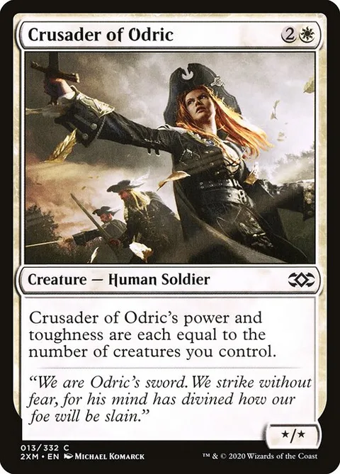 Crusader of Odric, card 13 from Double Masters