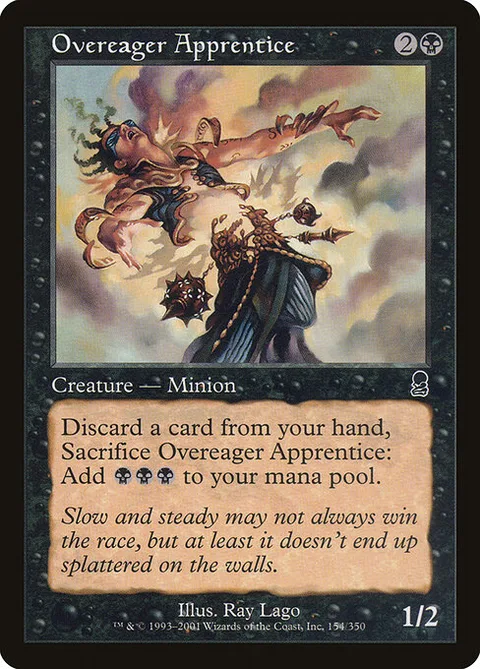 Overeager Apprentice, carte 154 de Odyssey