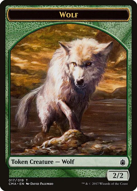 Wolf, carte 17 de Commander Anthology Tokens