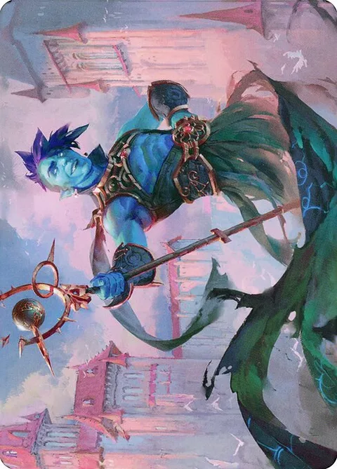 Haughty Djinn // Haughty Djinn, card 15 from Dominaria United Art Series