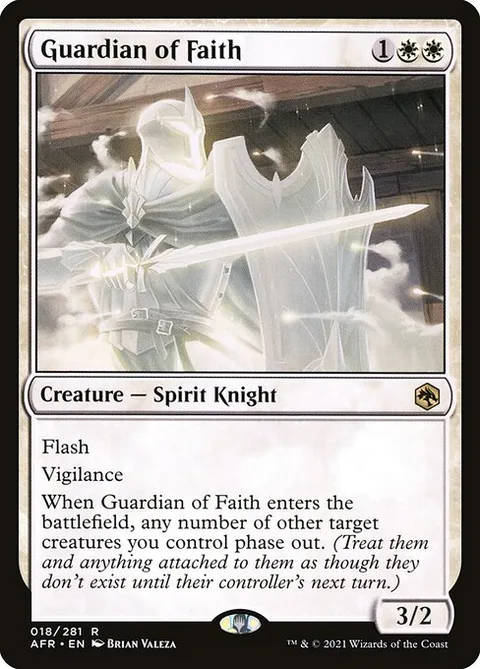 Guardian of Faith, card 18 from Adventures in the Forgotten Realms