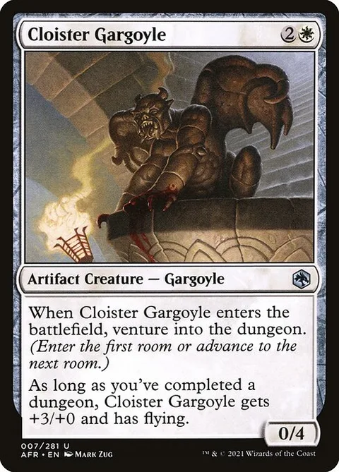 Cloister Gargoyle, carte 7 de Adventures in the Forgotten Realms