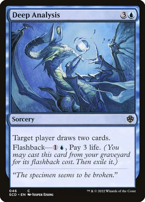 Deep Analysis, card 46 from Starter Commander Decks