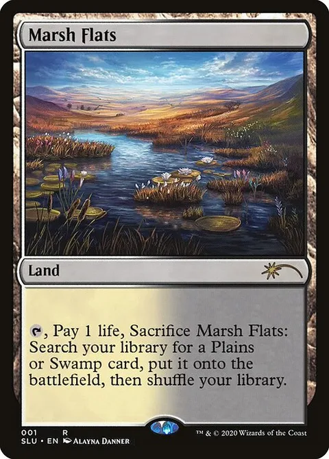 Marsh Flats, card 1 from Secret Lair: Ultimate Edition