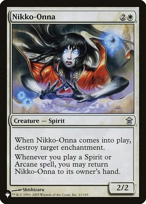 Nikko-Onna, card SOK-21 from The List