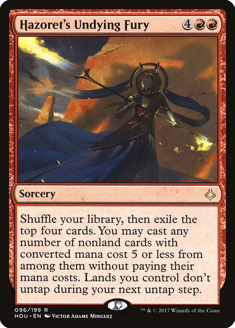 Hazoret's Undying Fury, card 96 from Hour of Devastation