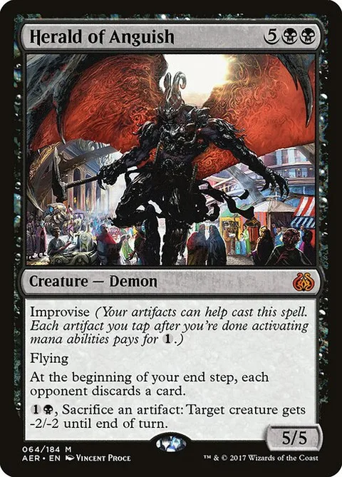 Herald of Anguish, card 64 from Aether Revolt