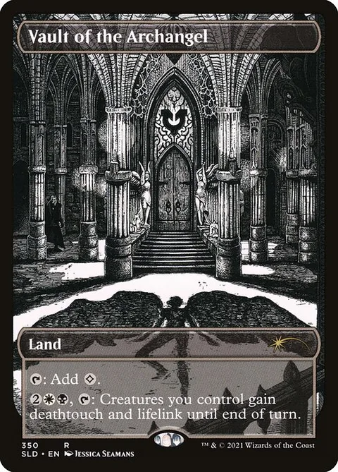 Vault of the Archangel, card 350 from Secret Lair Drop
