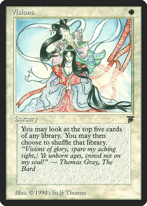 Visions, card 41 from Legends