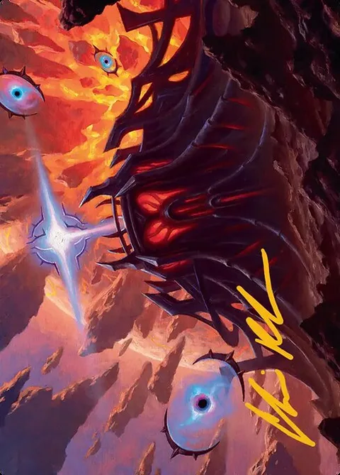 Secluded Starforge // Secluded Starforge, card 32 from Edge of Eternities Art Series