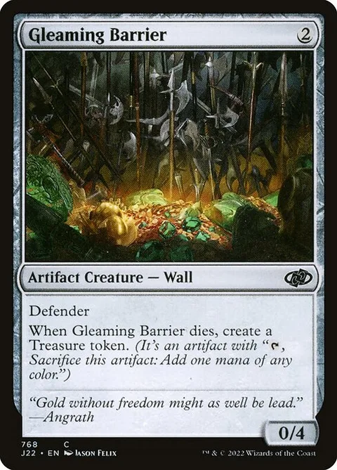 Gleaming Barrier, carte 768 de Jumpstart 2022