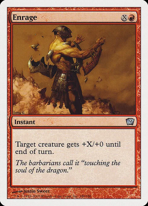 Enrage, card 180 from Ninth Edition