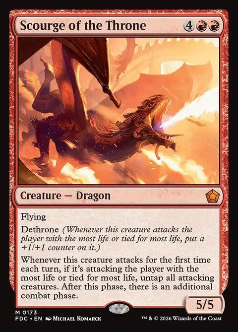Scourge of the Throne, carte 173 de Foundations Commander