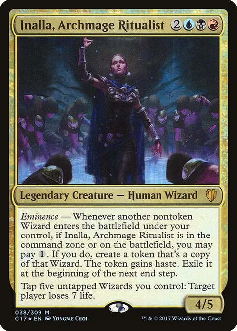 Inalla, Archmage Ritualist, carte 38 de Commander 2017