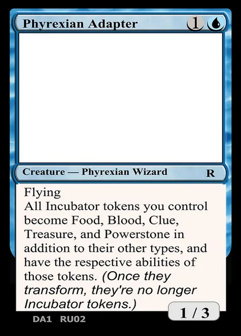 Phyrexian Adapter, card RU02c from Unknown Event